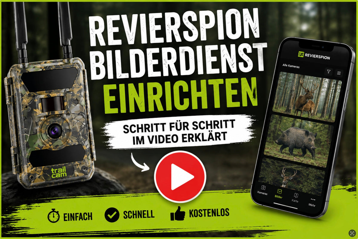 Revierspion Bilderdienst einrichten – Videoanleitung für Wildkameras