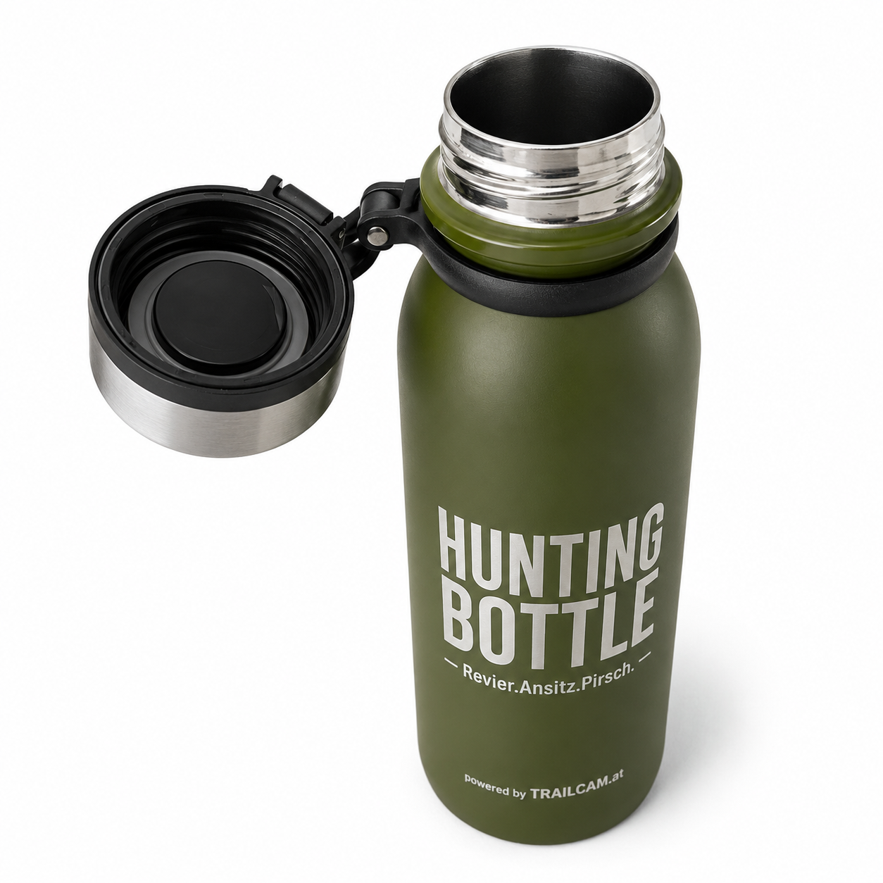 HUNTING BOTTLE – Isolierte Trinkflasche für Jäger | 600 ml