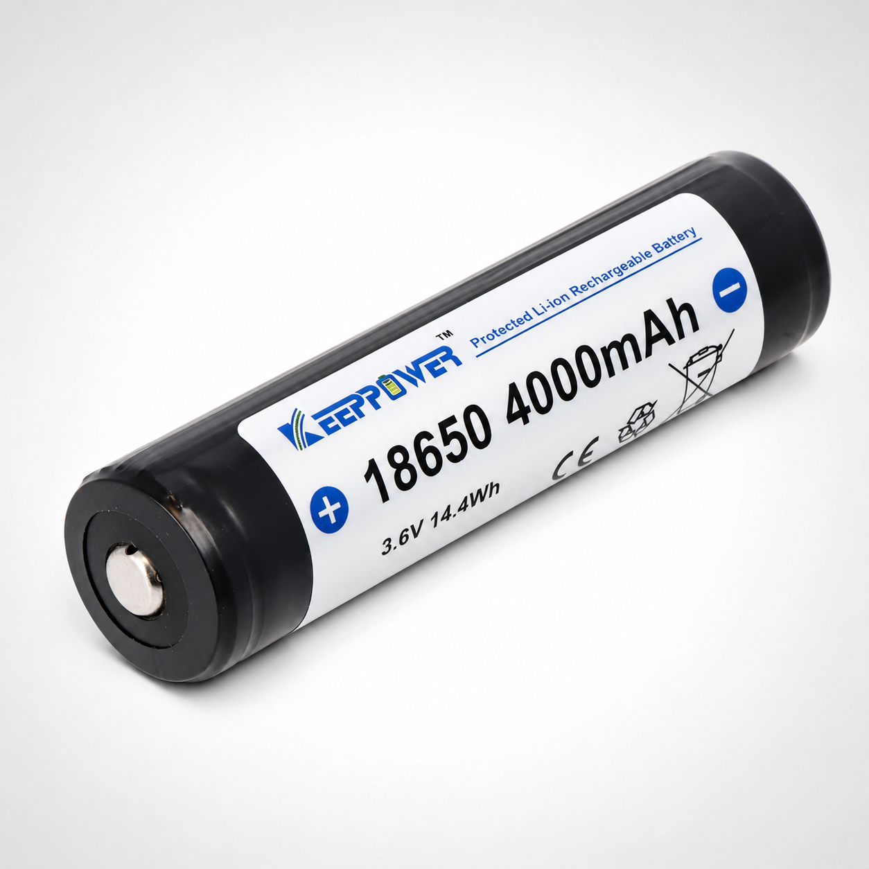 2 x KeepPower 18650 4000mAh Li-Ion Akku für TRAILCAM 4G NextGen