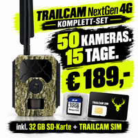 TRAILCAM NextGen 4G | Wildkamera Komplett-Set | Aktion