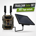 Wildkamera mit Solarpanel im TRAILCAM Solar Set